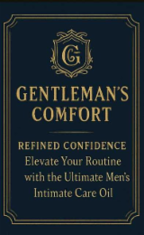 gentleman's comfort refined confidence elevate your routine with the ultimate men's intimate care oil