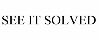 see it solved
