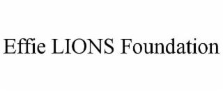 effie lions foundation