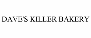 dave's killer bakery