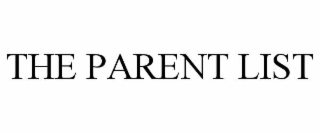 the parent list