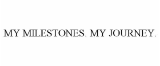 my milestones. my journey.
