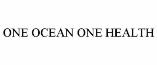 one ocean one health