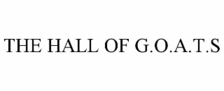 the hall of g.o.a.t.s
