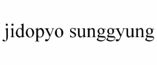 jidopyo sunggyung