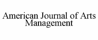 american journal of arts management