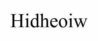 hidheoiw