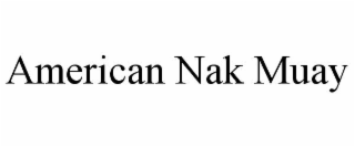american nak muay