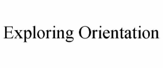 exploring orientation