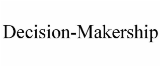 decision-makership