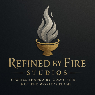 refined by fire studios stories shaped by god's fire,  not the world's flame.