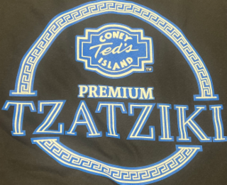 ted's coney island premium tzatziki