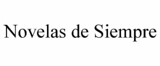 novelas de siempre