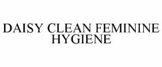 daisy clean feminine hygiene