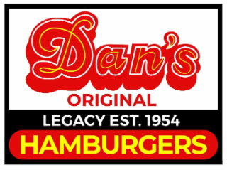 dan's original legacy est. 1954  hamburgers