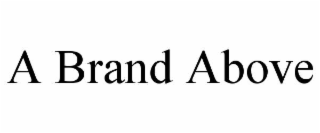 a brand above
