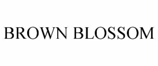 brown blossom
