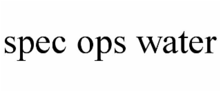 spec ops water