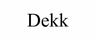 dekk