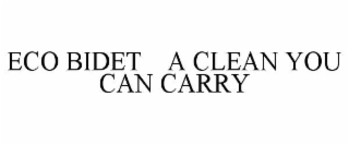 eco bidet    a clean you can carry