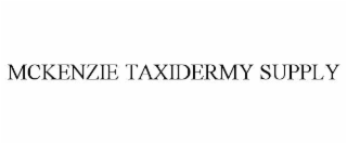 mckenzie taxidermy supply