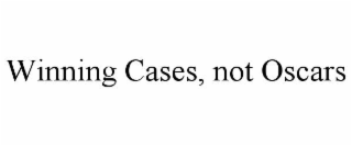 winning cases, not oscars