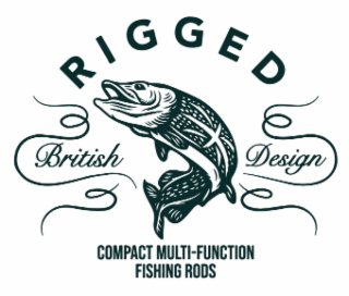 rigged british compact multi-function fishing rods design