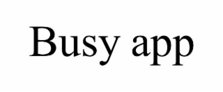 busy app