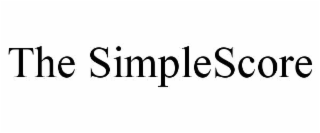 the simplescore