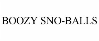 boozy sno-balls