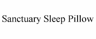 sanctuary sleep pillow