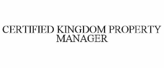 certified kingdom property manager