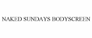 naked sundays bodyscreen