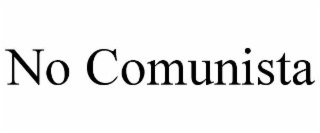 no comunista