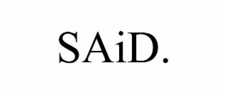 said.