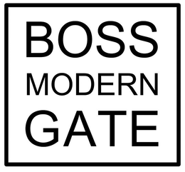 boss modern gate