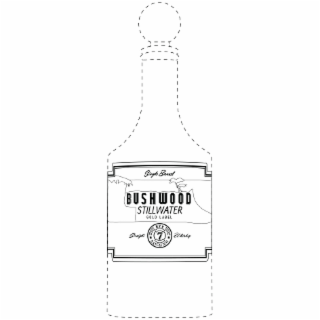 single band bushwood stillwater gold label straight whiskey rye batch no2