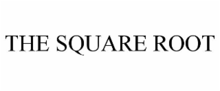 the square root