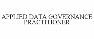 applied data governance practitioner