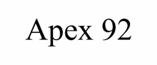 apex 92