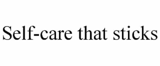 self-care that sticks