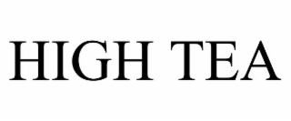 high tea