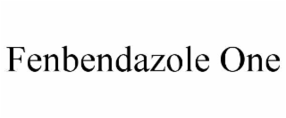 fenbendazole one