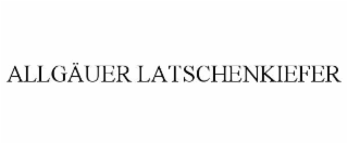 allgÄuer latschenkiefer