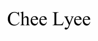 chee lyee