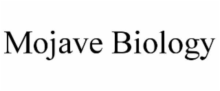 mojave biology