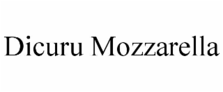 dicuru mozzarella