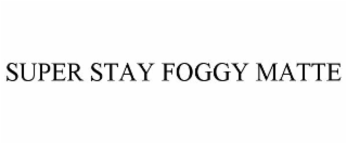 super stay foggy matte