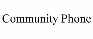 community phone
