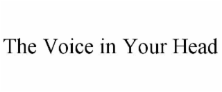 the voice in your head